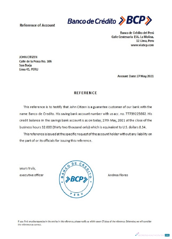 Download Peru Banco de Credito reference Photoshop template